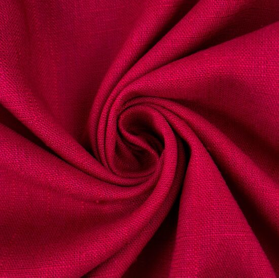 Tumši sarkans, viskoze ar linu 